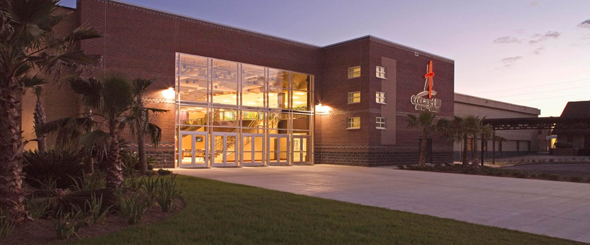 CottageHillBaptistChurch-Exterior-Dusk